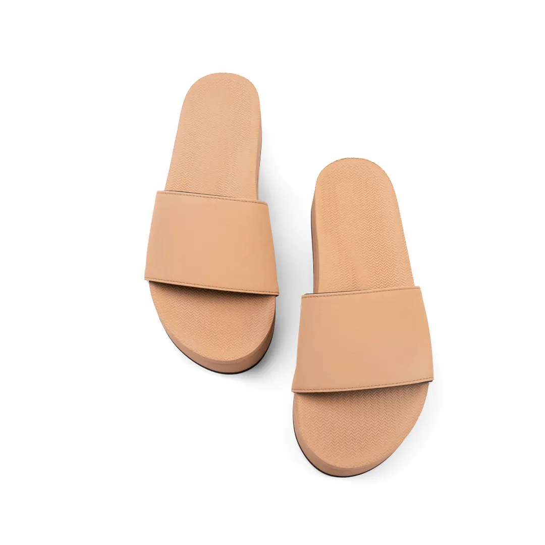 Women's Slide Platform - Soil Light