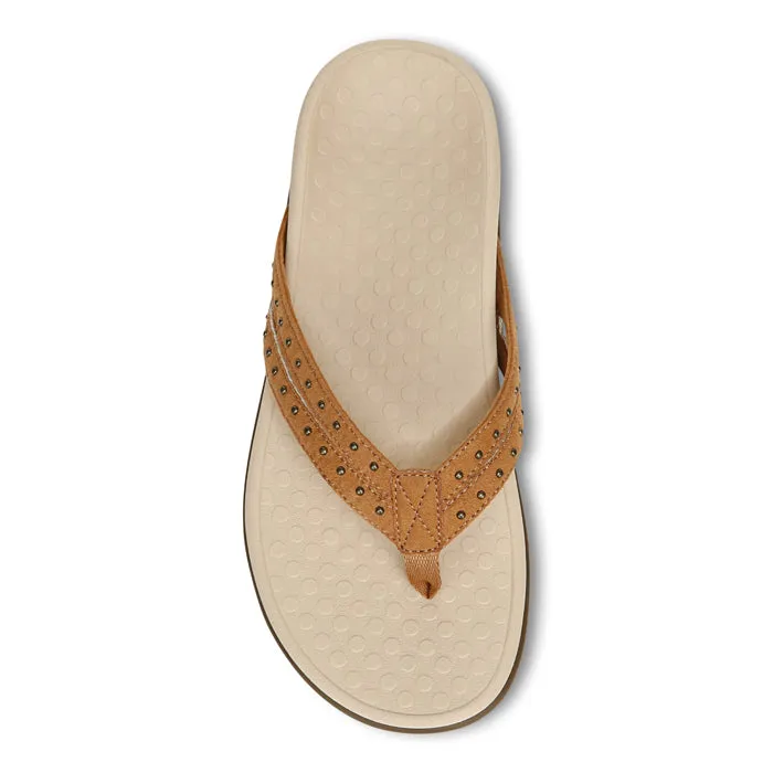 Womens Vionic Tasha Toe Post Sandal Toffee